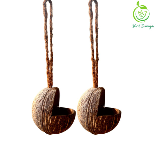 Coconut shell bird feeder, Bird food, bird food mix,bird nest, beautiful bird house, birdhouse, coir bird house,teracotta bird feeder, teracotta products, teracotta, art, home decor,bird feeder, best bird feeder, hexagon shaped bird feeder, birds feed, birdfood, good quality,all seasoned, save birds, birdwatching, birdlove, birds of india,urban birdwatching, birding, nesting material, wooden bird feeder, ecofriendly, glass, recycled , 