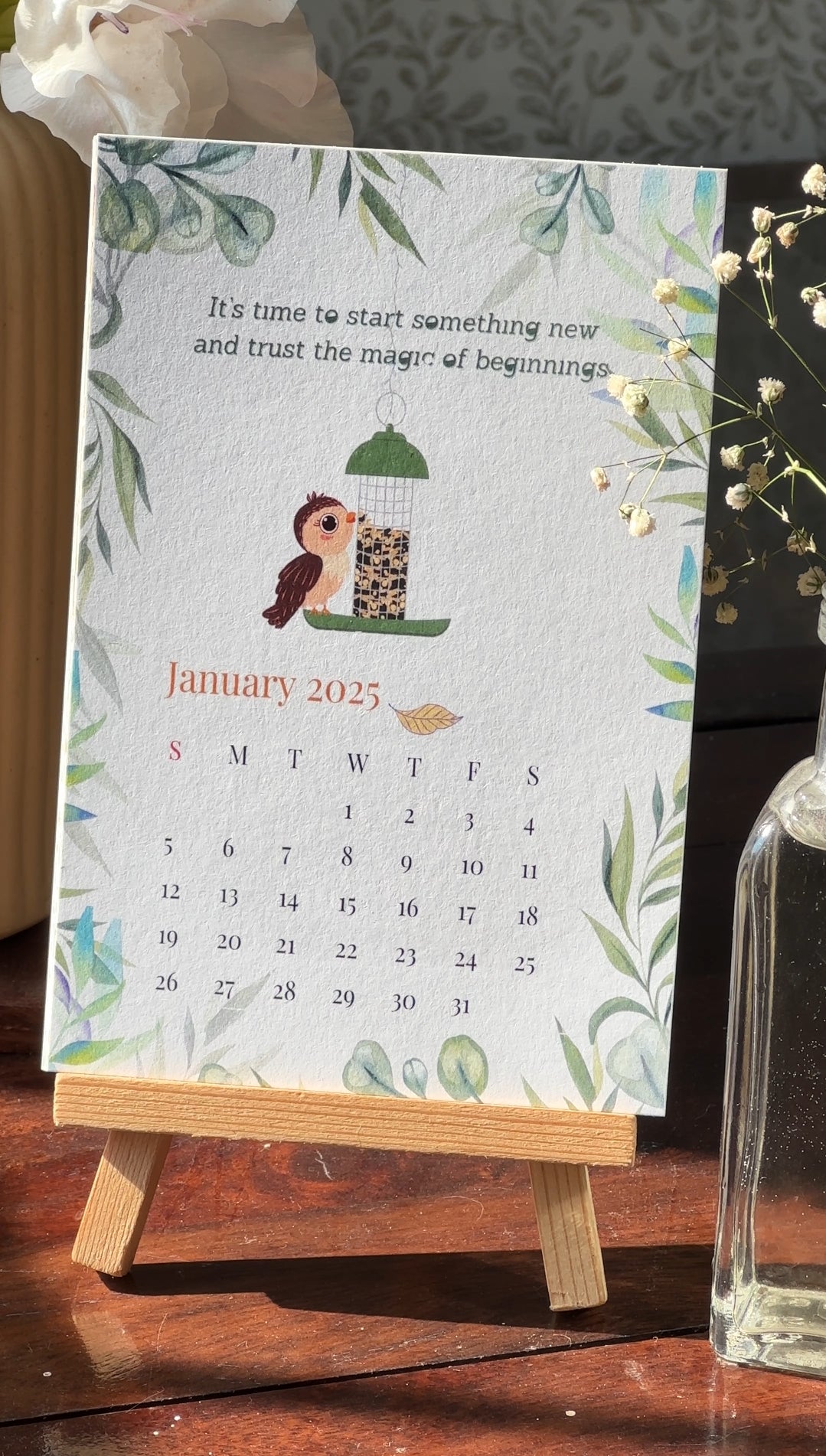 Bird Duniya 2025 Calendar – Feathers & Dreams