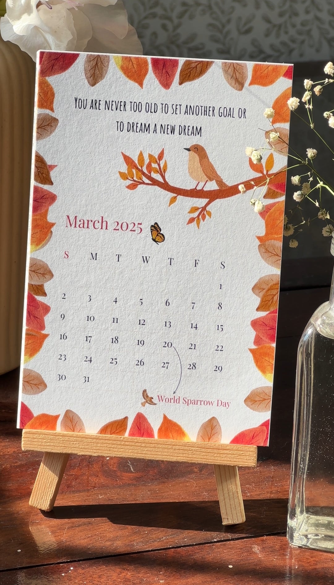 Bird Duniya 2025 Calendar – Feathers & Dreams